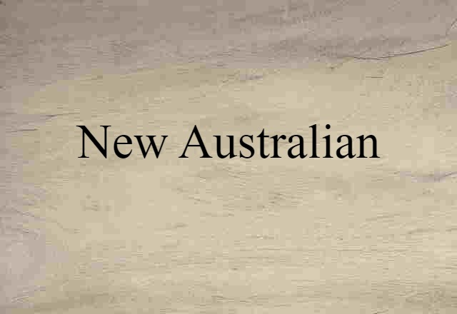 New Australian