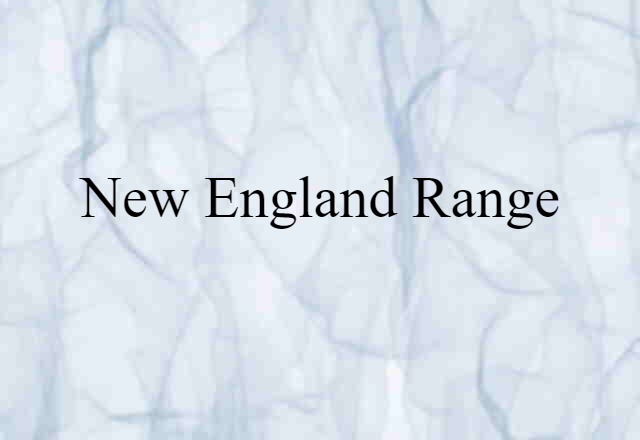 New England Range