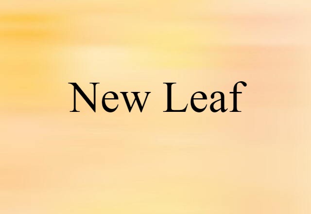 new leaf