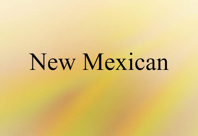 New Mexican