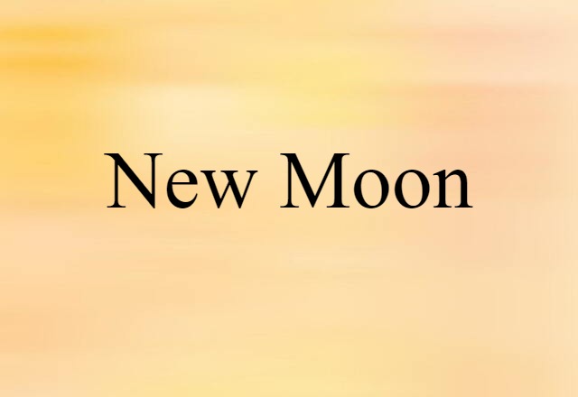 new moon