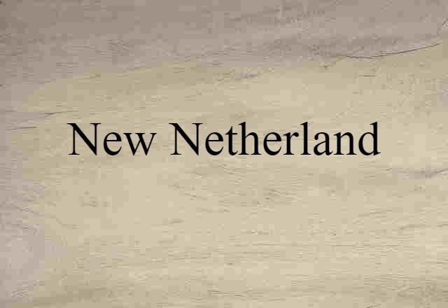 New Netherland