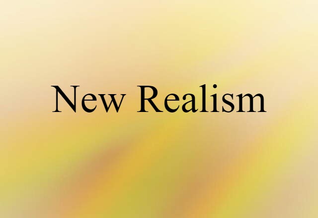 New Realism