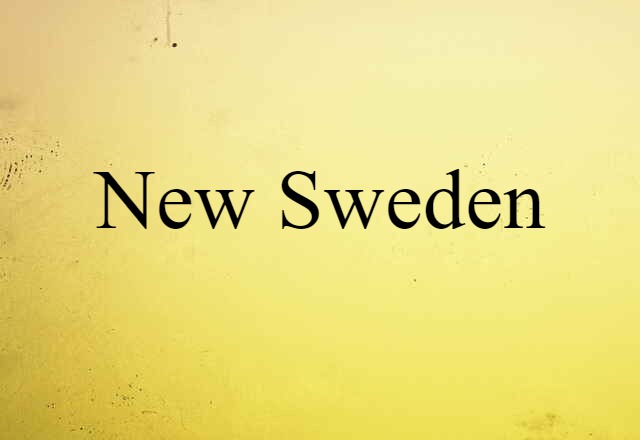 New Sweden