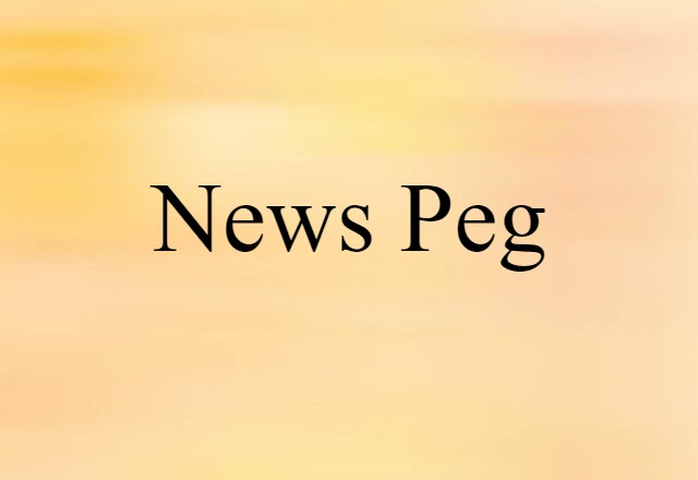 news peg