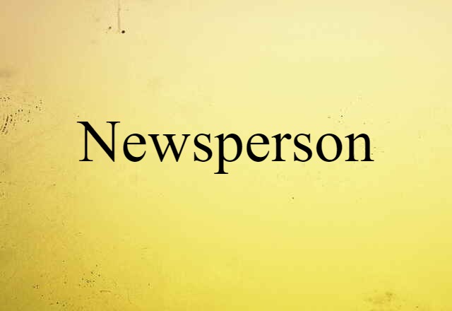 newsperson