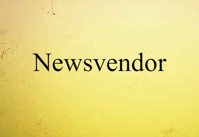 newsvendor