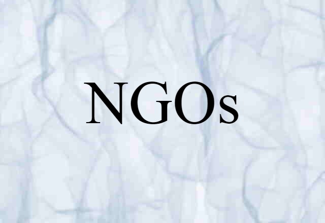 NGOs