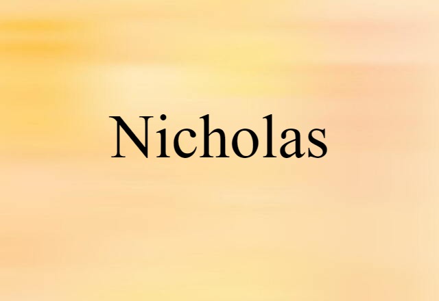 Nicholas