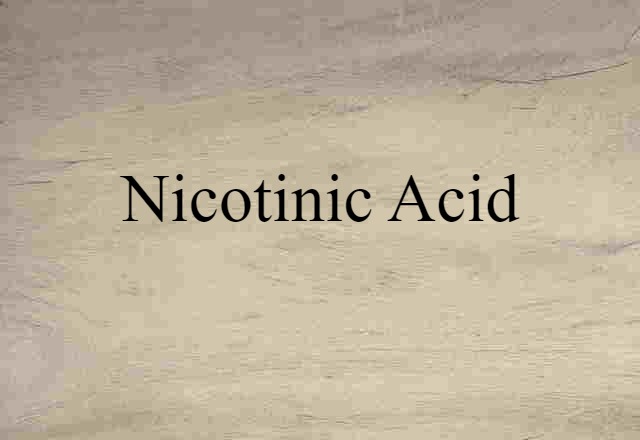 nicotinic acid