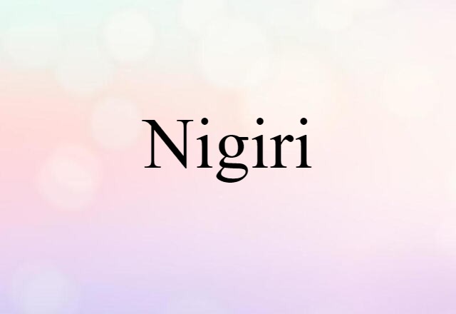 nigiri