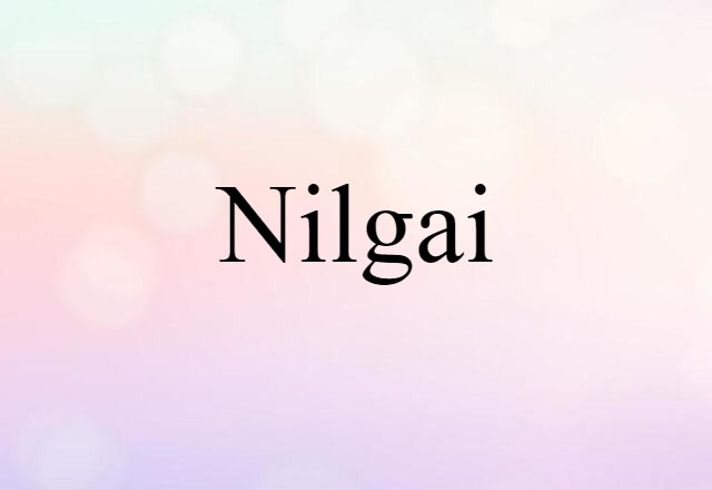 nilgai