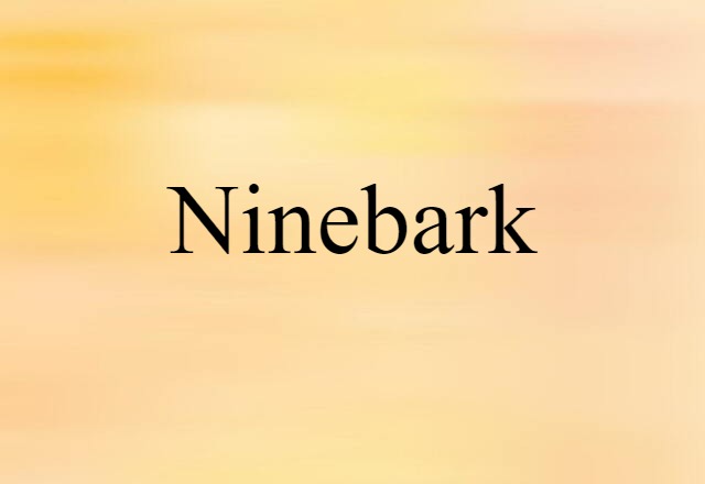 ninebark