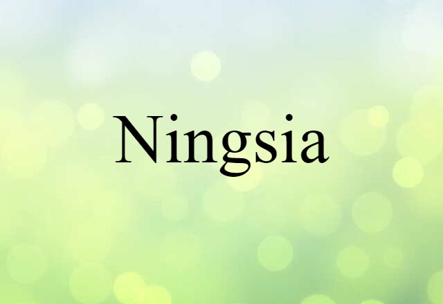 Ningsia