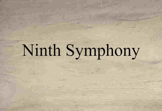 Ninth Symphony