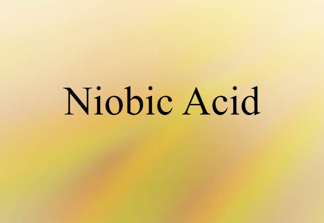 niobic acid