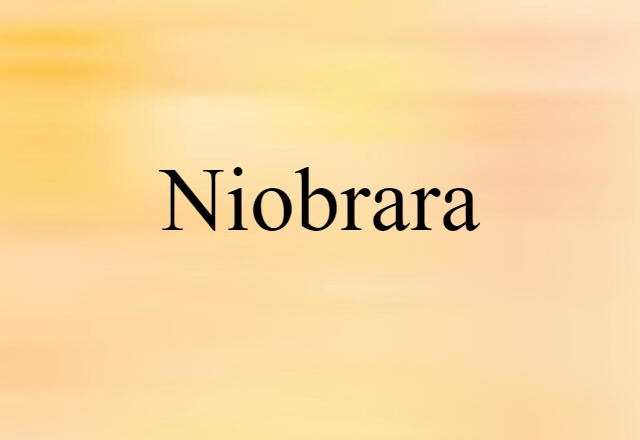 Niobrara