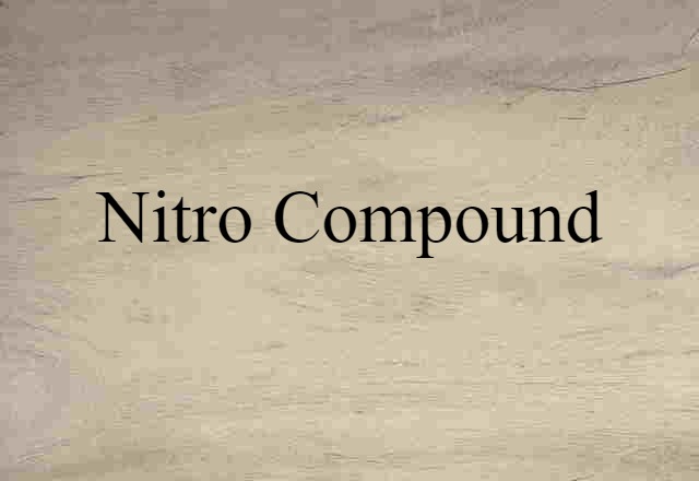 nitro compound