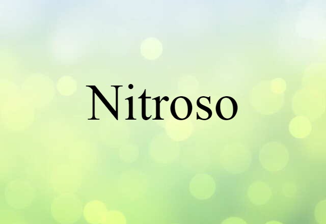 nitroso