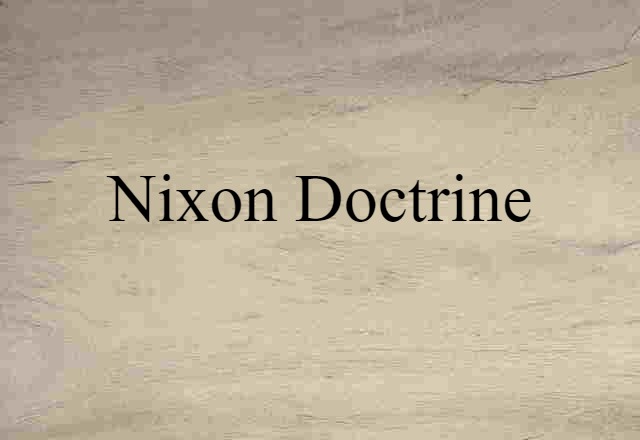 Nixon Doctrine