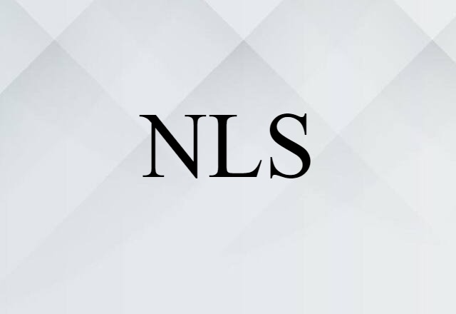 NLS (noun) Definition, Meaning & Examples