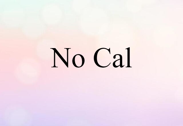 no cal