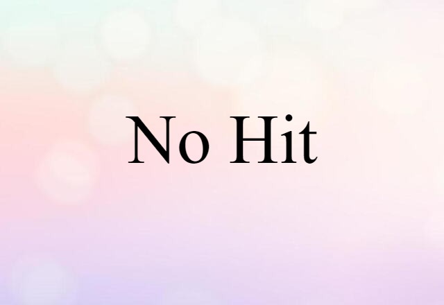 no-hit