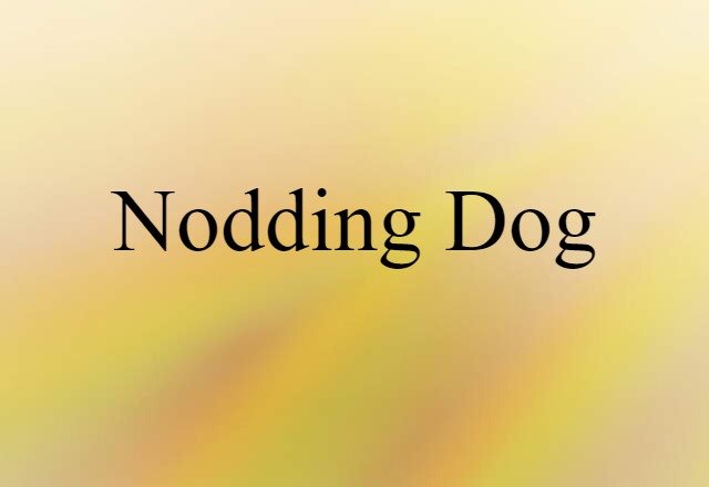 nodding dog