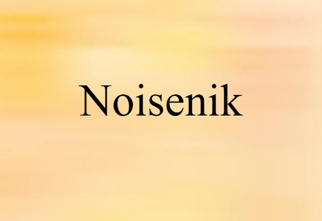 noisenik