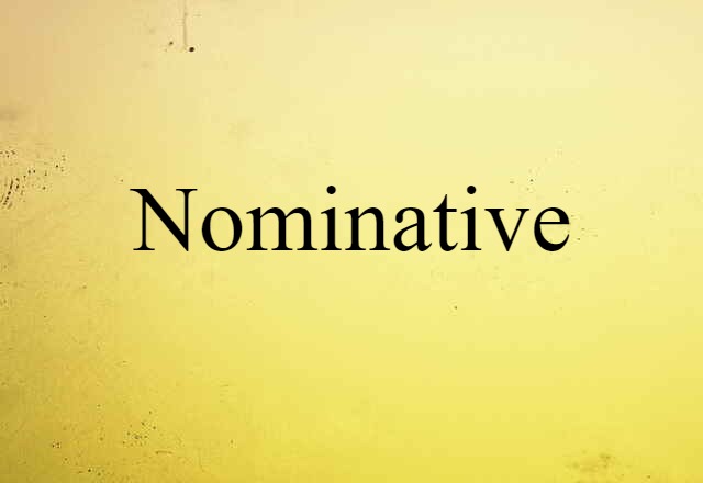 nominative