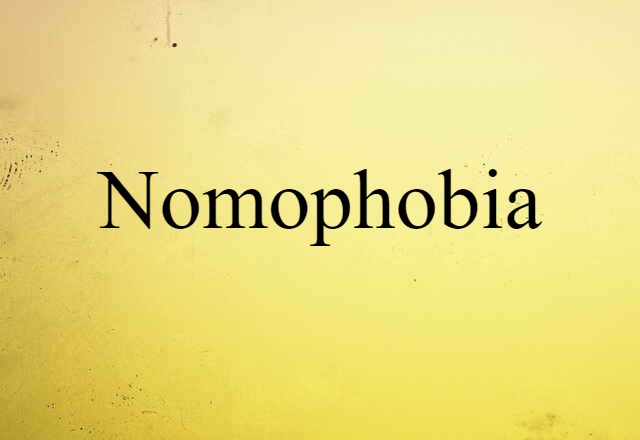 nomophobia