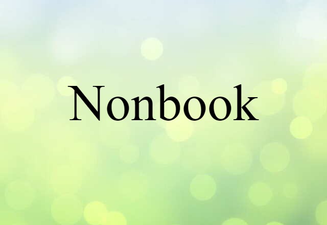 nonbook