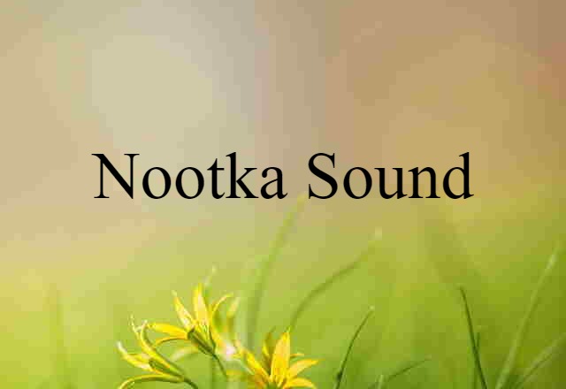 Nootka Sound