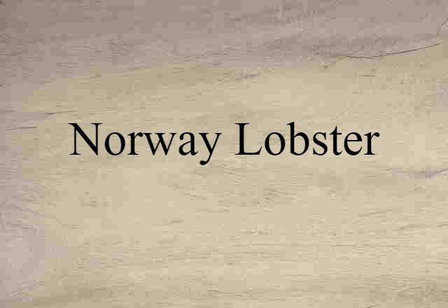 Norway lobster