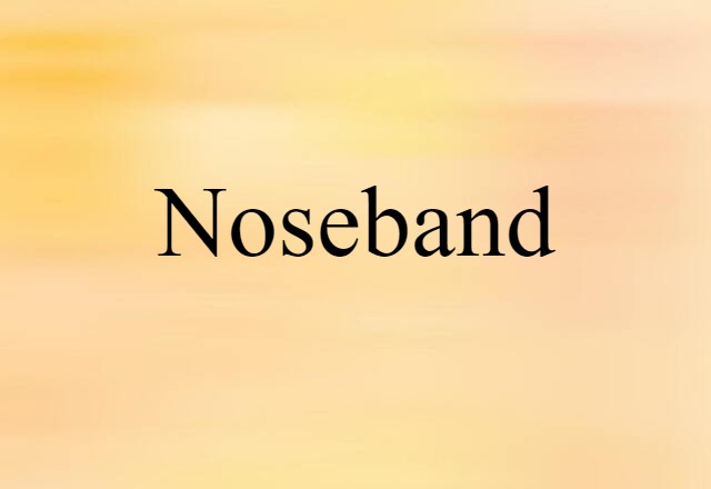 noseband