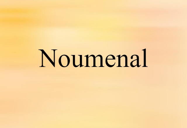 noumenal