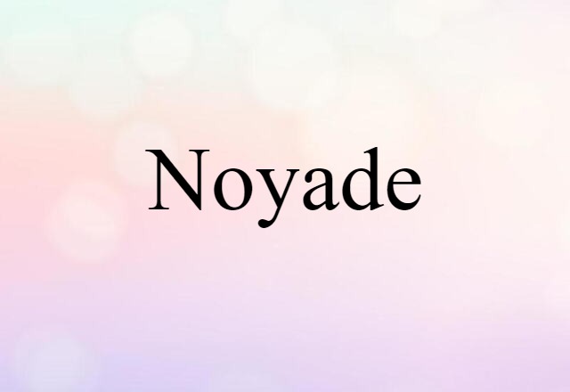 noyade