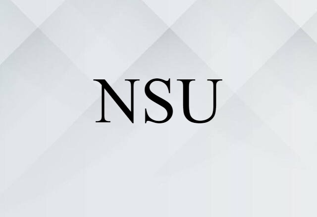 NSU