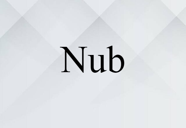 nub