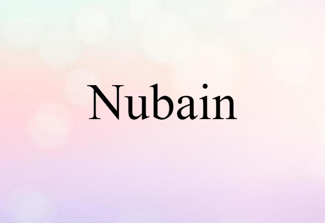 Nubain