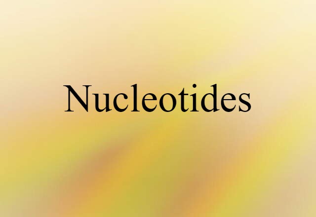 nucleotides