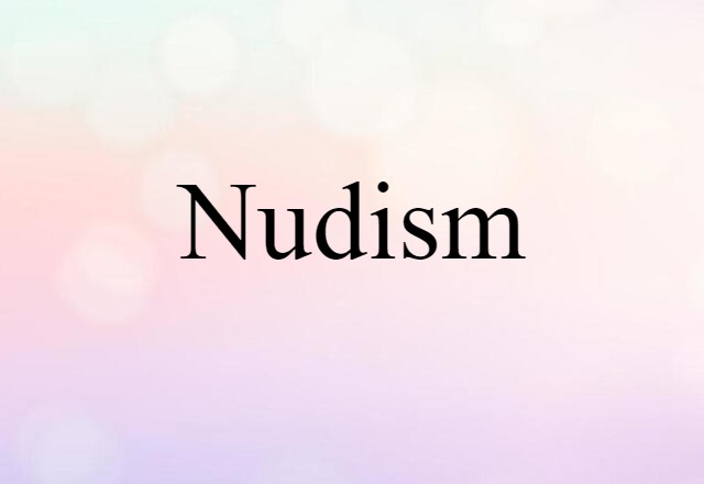 nudism