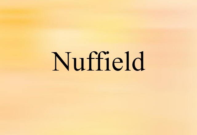 Nuffield