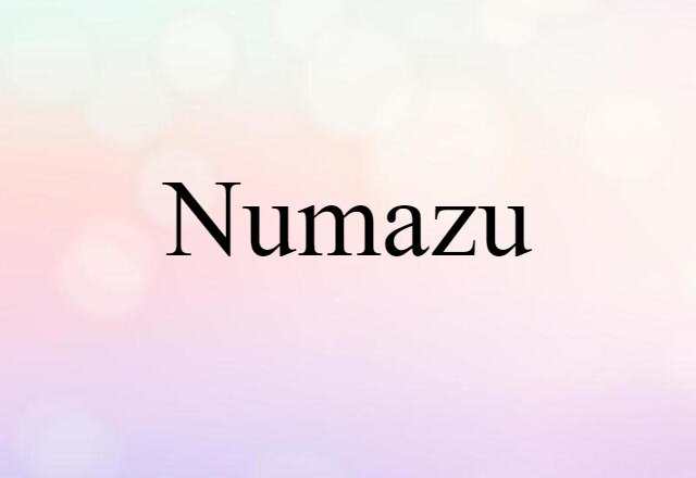 Numazu