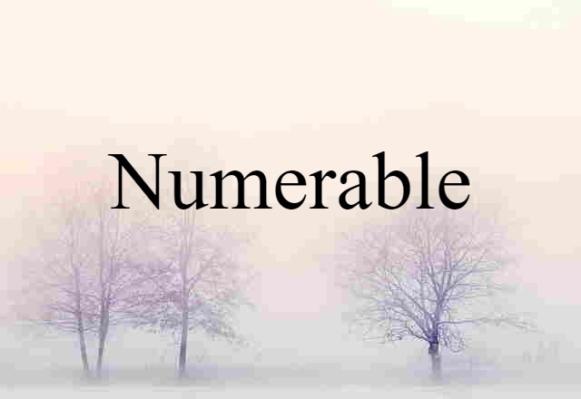 numerable