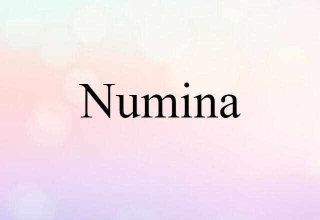 numina