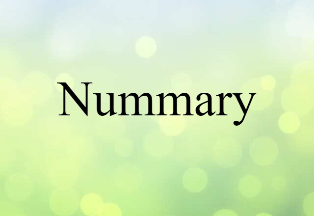 nummary