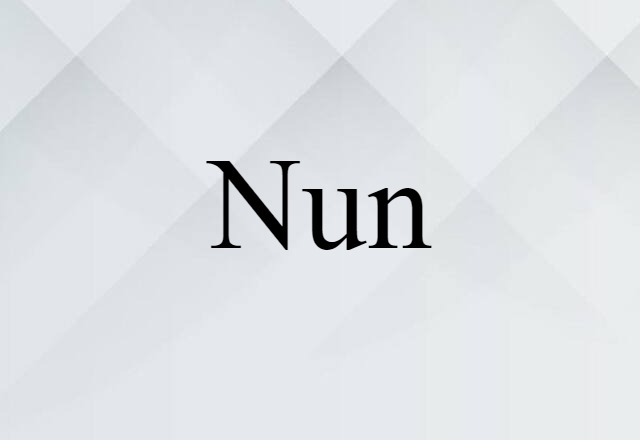 nun