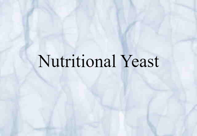 nutritional yeast