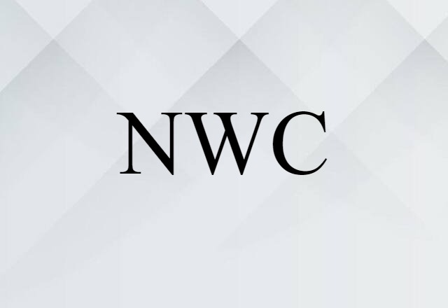 NWC (noun) Definition, Meaning & Examples